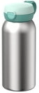 Mepal Campus Edelstahl Trinkflasche mit Klappdeckel 600 ml - Cool mint