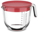 Mepal Messbecher Chef It Glas 1000 ml mit Deckel - coral