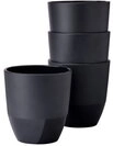 Mepal Set Becher Silueta 200 ml 4 St&uuml;ck - Nordic black