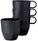 Mepal Set Henkelbecher Silueta 300 ml 4 St&uuml;ck - Nordic black