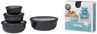 Mepal Set Multisch&uuml;ssel Cirqula flach, 4-teilig (350+750+1250+2250 ml) - Nordic
