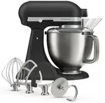 KitchenAid K&uuml;chenmaschine 4,7L ARTISAN PLUS 5KSM50P Gusseisen Schwarz