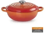 Le Creuset Stew Pot Rund Signature 22 cm ofenrot
