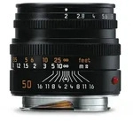 LEICA SUMMICRON-M 1:2/50, schwarz eloxiert
