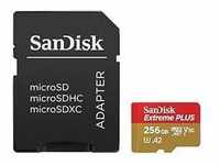 SanDisk Extreme PLUS - Scheda di memoria flash (adattatore da microSDXC a SD in