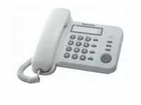 Panasonic KX-TS520EX1W Telefon Anrufer-Identifikation Weiß