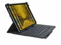 Logitech Universal Folio with integrated keyboard for 9-10 inch tablets Schwarz