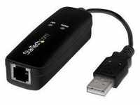 StarTech.com USB 2.0 Faxmodem - 56K Externes DialUp V.92 Modem/Dongle/Adapter
