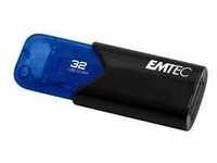 Emtec B110 Click Easy 3.2 USB-Stick 32 GB USB Typ-A Gen 2 (3.1 2) Schwarz, Blau