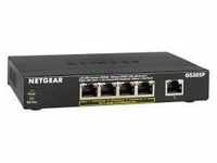NETGEAR GS305P Unmanaged Gigabit Ethernet (10/100/1000) Power over (PoE) Schwarz
