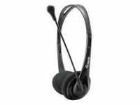Equip Chat Headset Kopfhörer Kabelgebunden Kopfband Anrufe/Musik Schwarz