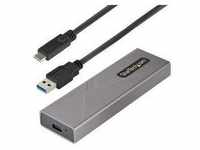 StarTech.com USB-C M.2 Externes Gehäuse für NVMe und SATA - USB-C/USB-A auf