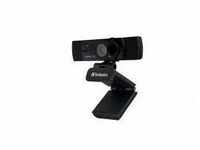 Verbatim 49580 Webcam 3840 x 2160 Pixel USB 2.0 Schwarz
