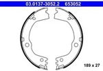Bremsbackensatz Feststellbremse ATE 03.0137-3052.2 f&uuml;r Kia Hyundai Sorento II