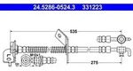 Bremsschlauch ATE 24.5286-0524.3 f&uuml;r Kia Hyundai Cee'd SW Pro I30