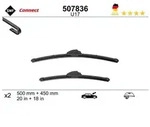 Scheibenwischer SWF 507836 f&uuml;r Rover Hyundai Ssangyong Opel Daewoo MG Daihatsu