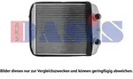 W&auml;rmetauscher Innenraumheizung AKS DASIS 189019N f&uuml;r Dacia Renault Sandero II