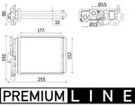 W&auml;rmetauscher Innenraumheizung MAHLE AH 38 000P f&uuml;r Peugeot 308 II SW