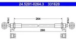 ATE 24.5201-0264.3 Bremsschlauch