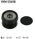 Generatorfreilauf SKF VKM 03658 f&uuml;r Volvo V60 I S80 II V40