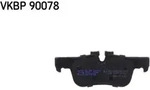 Bremsbelagsatz Scheibenbremse SKF VKBP 90078 f&uuml;r BMW Mini 2er Clubman X1