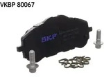 Bremsbelagsatz Scheibenbremse SKF VKBP 80067 f&uuml;r Peugeot Opel Citro&euml;n 308 II