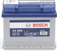 BOSCH 0 092 S40 060, Autobatterie BOSCH S4006 12V 60Ah 540A B13 0 092 S40 060