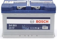 BOSCH 0 092 S40 110, Autobatterie BOSCH S4011 12V 80Ah 740A B13 0 092 S40 110
