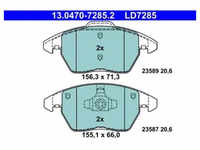 Bremsbelagsatz Scheibenbremse ATE 13.0470-7285.2 für Seat VW Audi Ibiza IV A1