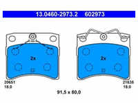 Bremsbelagsatz Scheibenbremse ATE 13.0460-2973.2 für VW Transporter T4