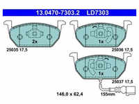 Bremsbelagsatz Scheibenbremse ATE 13.0470-7303.2 für Seat VW Audi Skoda Leon ST