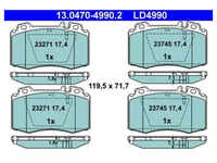 Bremsbelagsatz Scheibenbremse ATE 13.0470-4990.2 für Mercedes-Benz C