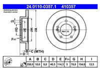 Bremsscheibe ATE 24.0110-0357.1 (2 Stk.) für Hyundai Kia Ix20 Venga