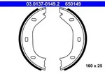 Bremsbackensatz Feststellbremse ATE 03.0137-0149.2 f&uuml;r BMW Alfa Romeo 3er Spider