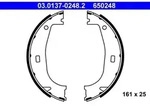 Bremsbackensatz Feststellbremse ATE 03.0137-0248.2 f&uuml;r BMW 3er Z1 Roadster Z3