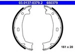 Bremsbackensatz Feststellbremse ATE 03.0137-0379.2 f&uuml;r BMW 1er Z4 Roadster