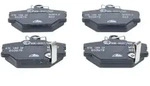 Bremsbelagsatz Scheibenbremse ATE 13.0460-3979.2 f&uuml;r Smart Fortwo Cabrio
