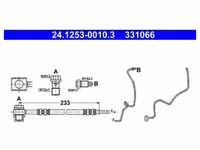 Bremsschlauch ATE 24.1253-0010.3 für Audi Skoda VW Seat A3