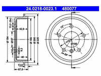 Bremstrommel ATE 24.0218-0023.1 (2 Stk.) für Mercedes-Benz A