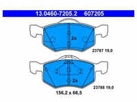 Bremsbelagsatz Scheibenbremse ATE 13.0460-7205.2 für Ford Maverick