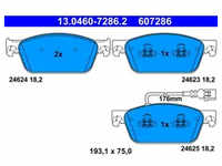 Bremsbelagsatz Scheibenbremse ATE 13.0460-7286.2 für VW Transporter T5
