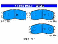 Bremsbelagsatz Scheibenbremse ATE 13.0460-5952.2 für Proton Persona 400