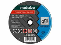METABO Flexiamant Super 125x2,0x22,23 - Leistungsstarke Universalscheibe für