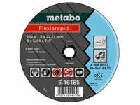 METABO Flexiarapid - Hochleistungstrennscheibe 125x1,6x22,23 speziell für Inox