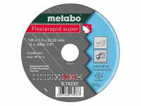 METABO Flexiarapid Super 115x1,0x22,23 - Hochleistungsscheibe für Inox, Ideal...