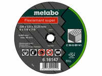 METABO Flexiamant super 125x2,5x22,23 Stein, Tr Universalscheibe - Ideal für...