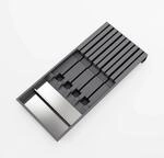 Blum AMBIA-LINE Messerblock f&uuml;r Schublade, Kunststoff & Edelstahl (Inox),