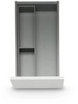 Blum AMBIA-LINE Schubladeneinsatz Stahl, Tiefe 472 mm, Breite 100 mm, Oriongrau,
