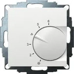 Raumtemperaturregler Eberle UTE 1003-RAL9016-G-55 mit &Ouml;ffner zum Heizen in RAL 9016
