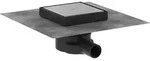Hansgrohe RainDrain Point Komplettset Punktablauf Edelstahl geb&uuml;rstet / befliesbar,